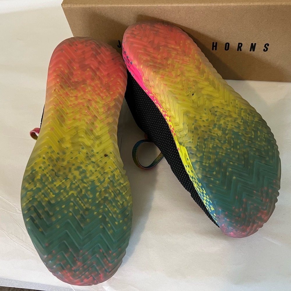 NOBULL Project Superfabric Trainer+ BLACK NEON GLITCH WOMEN'S 7.5 - Picture 8 of 11